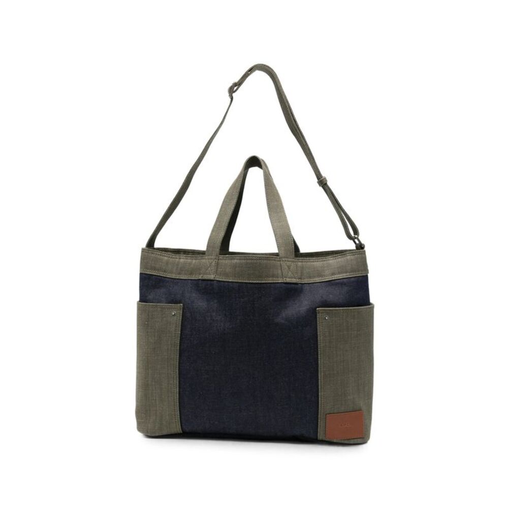 A.P.C. Blue Tote Bags Women